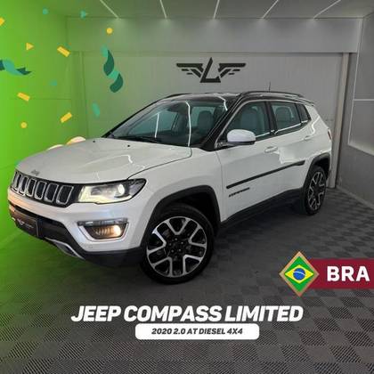 JEEP COMPASS 2.0 16V DIESEL LIMITED 4X4 AUTOMÁTICO JEEP COMPASS 2.0 16V DIESEL LIMITED 4X4 AUTOMÁTICO